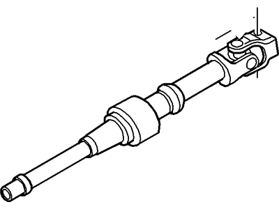 Ford 3L1Z-3E751-AA Steering Shaft Assembly