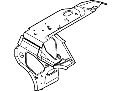 Ford DA5Z-5446813-A Support - Quarter Panel Wheelhouse