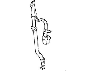 Ford 3C2Z-16611B68-AAA Rear Seat Belt Assembly