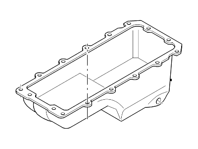 2002 Ford Mustang Oil Pan - XR3Z-6675-DA