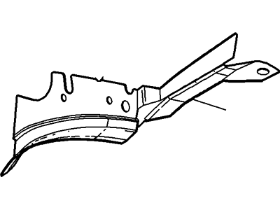 Ford XW4Z-16F572-BA Shield - Splash