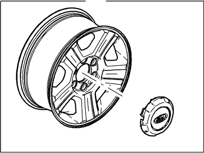 2004 Ford Expedition Spare Wheel - 4L3Z-1007-AAA