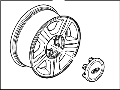 2007 Ford Expedition Spare Wheel - 4L1Z-1007-AA