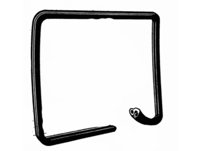 1981 Ford E-350/E-350 Super Duty Weather Strip - D9UZ11262A80B