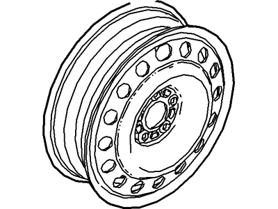 Ford 4R3Z-1007-LA Wheel Assembly