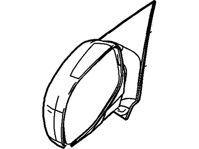 Ford Ranger Car Mirror - F57Z-17682-BCP