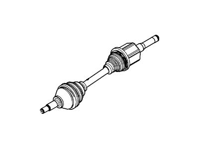 2019 Lincoln MKT Axle Shaft - DG1Z-3B437-G