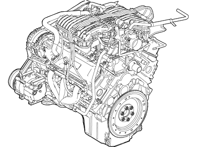 Ford 5F2Z-6007-AA Engine Assembly