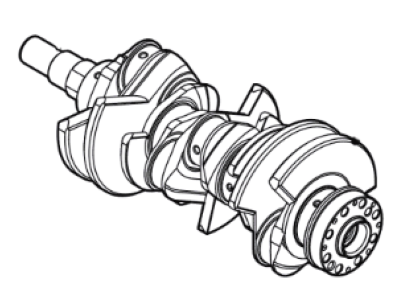 Ford Crankshaft - HL3Z-6303-L