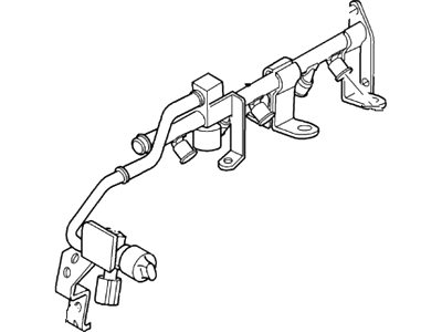 2003 Lincoln LS Fuel Rail - 4W4Z-9F792-AA