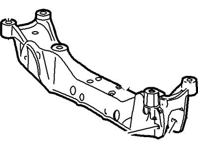 2002 Ford Thunderbird Axle Beam - 1W6Z-5025-AA
