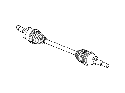 Ford BT4Z-4K139-A Shaft Assembly - Rear Axle