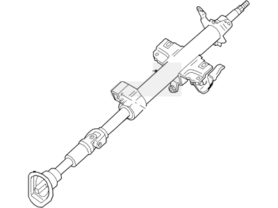 Mercury Steering Column - 5L8Z-3524-AA