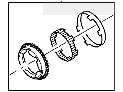 Ford 7R3Z-7107-B Ring - 3rd And 4th Speed Clutch