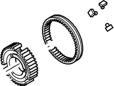 2007 Ford Mustang Synchronizer Ring - 7R3Z-7124-A