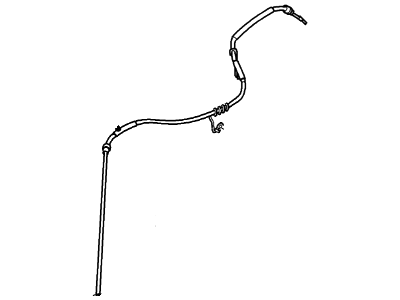 Ford Freestar Parking Brake Cable - 6F2Z-2A635-AB