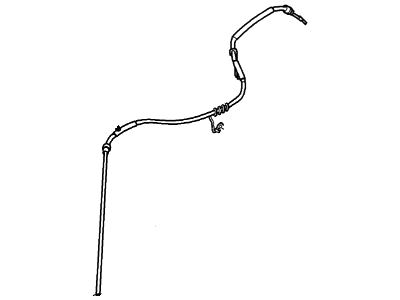 2007 Ford Freestar Parking Brake Cable - 6F2Z-2A635-AB