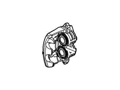 Mercury Monterey Brake Caliper - 6F2Z-2B121-A