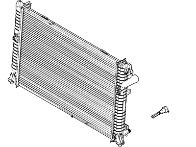 2008 Ford Fusion Radiator - 6E5Z-8005-CCP