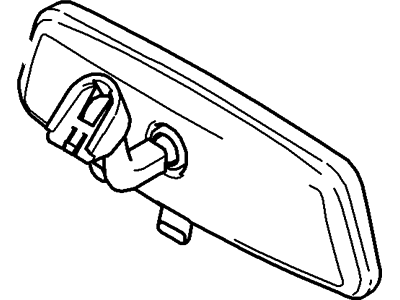 Ford DU5Z-17700-U Mirror Assembly - Rear View - Inner