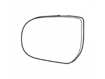 Ford YL8Z-17K707-CB Glass Assembly - Rear View Outer Mirror