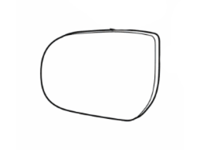 2006 Ford Escape Car Mirror - YL8Z-17K707-CB