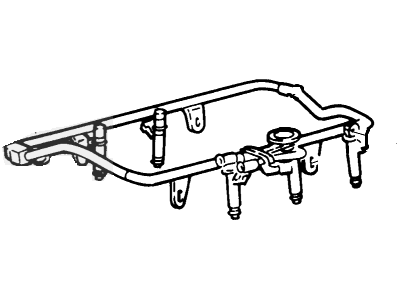 2002 Ford Windstar Fuel Rail - 1F2Z-9F792-EA