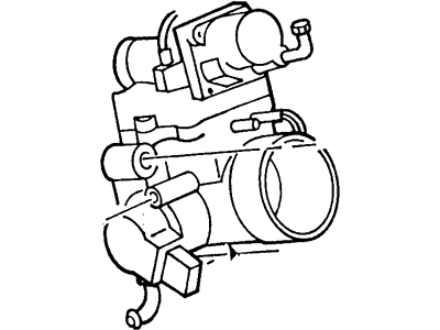 Ford F32Z9E926B Body Assembly Carburetor Throttle