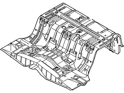 2005 Ford Crown Victoria Floor Pan - 3W1Z-5411160-AA