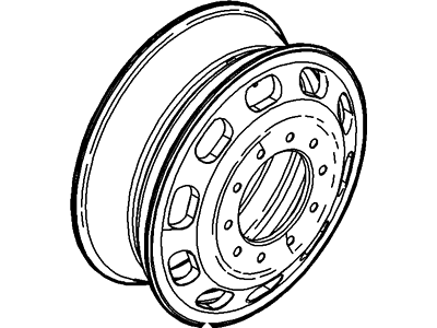 Ford 9C3Z-1007-B Wheel Assembly