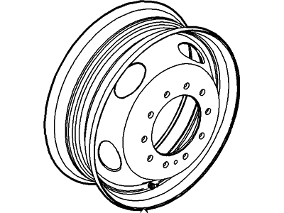 Ford 8C3Z-1015-K Wheel Assembly