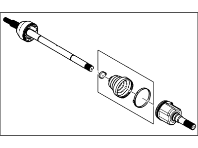 2015 Ford Expedition Axle Shaft - AL1Z-4K139-C