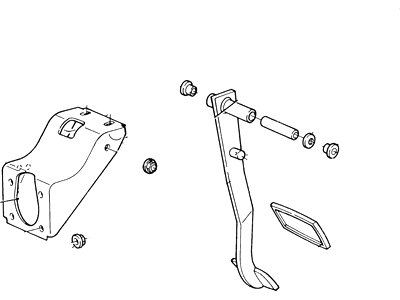 1999 Ford F-250 Brake Pedal - F75Z-2455-GA