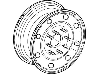 Ford E-150 Spare Wheel - YC2Z-1015-AA