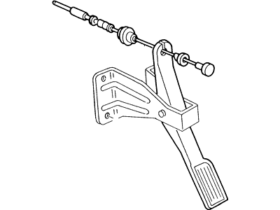 Ford XS2Z9725DA Lever Assembly Accelerator