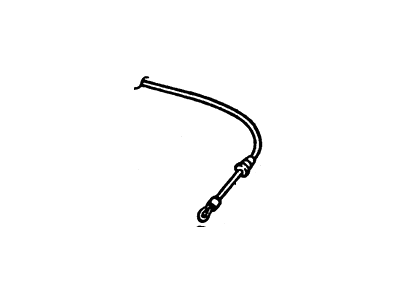 1988 Ford F Super Duty Hood Cable - E7TZ-16916-A