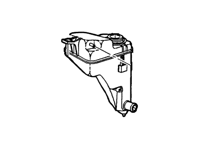 Ford F3LY-8A080-A Tank Assembly - Radiator Overflow