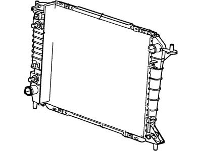 1995 Lincoln Mark VIII Radiator - F3LY-8005-A