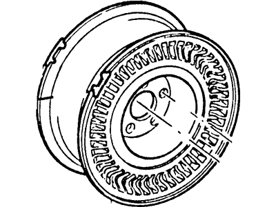 Ford F5AZ-1007-A Wheel Assembly