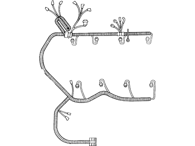 Ford F2TZ-9A451-A Wire Assembly Glow Plug