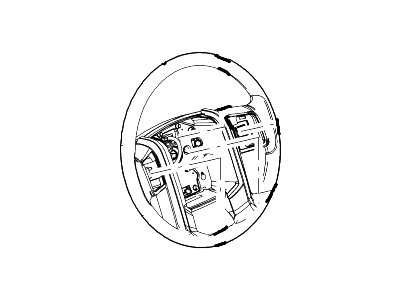 Ford F-550 Super Duty Steering Wheel - AC3Z-3600-GA