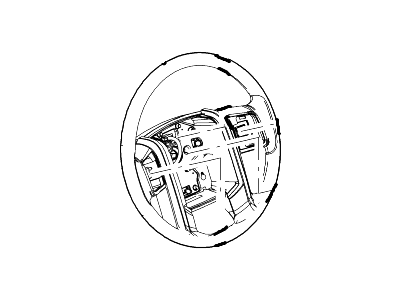 Ford 7C3Z-3600-AA Steering Wheel Assembly