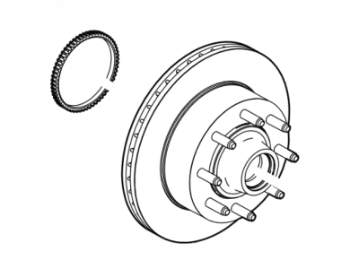 Ford G2MZ-1V102-NA Hub And Disc Assembly