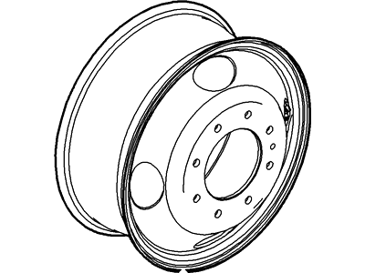 Ford 6C3Z-1015-N Wheel Assembly