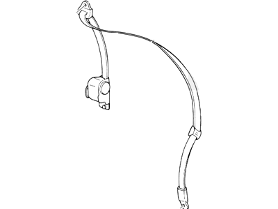 2000 Lincoln Navigator Seat Belt - XL1Z-78611B08-AAD