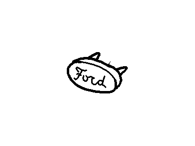 Ford F8UZ-8213-AA Nameplate