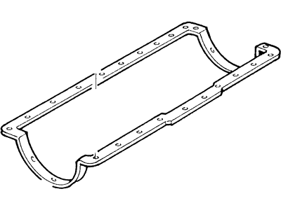 1989 Ford F-350 Oil Pan Gasket - E7TZ-6710-B