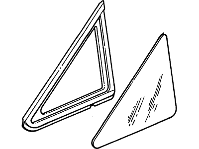 Ford F59Z-1100196-A Window Assembly - Side