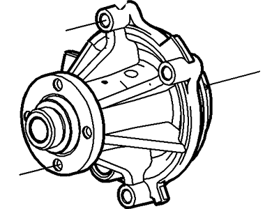 Power Steering Pump With Pulley For Ford F-250 / F-350 Super Duty 2011-2016 (6.2L V8) - Replaces BC3Z3A696A