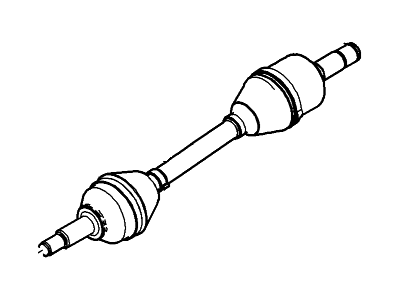 Ford DG1Z-3B437-F Front Axle Shaft